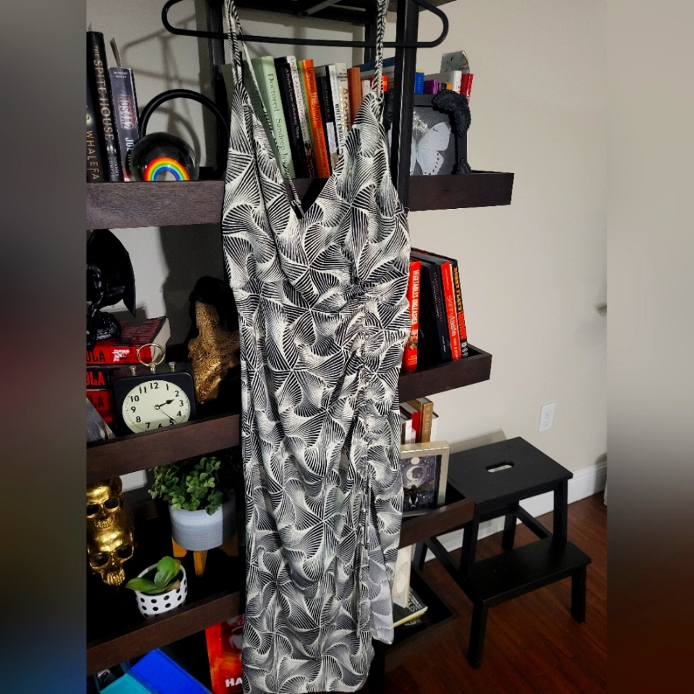 NWOT Urban Outfitters Satin Print Dress
